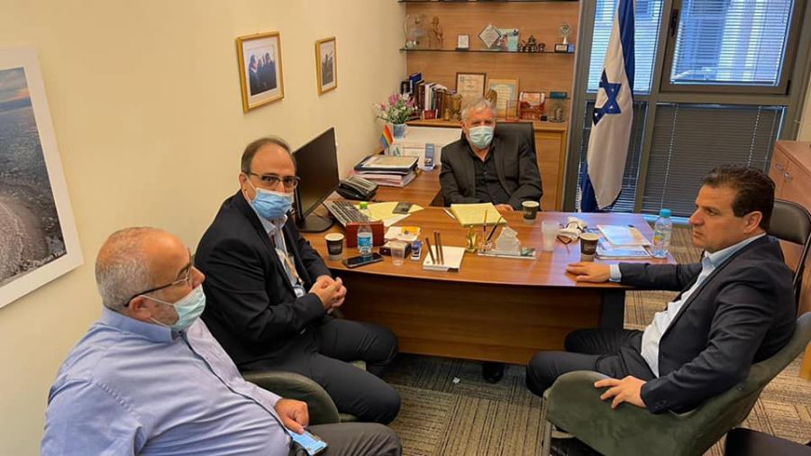 لقاء عمل بين رئيس مجلس كفرياسيف المحلي ووزير العمل والرفاه الاجتماعي 